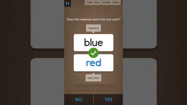 Lumosity Color Match (Flexibility Game) - Brain Training Games app for iPhone, iOS and Android смотреть онлайн