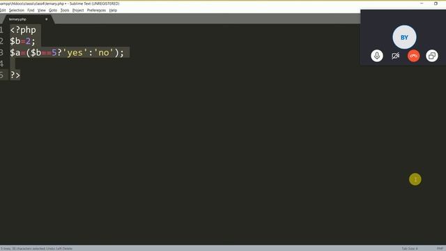 PHP Class 4 - Control Structure | While loop | For loop смотреть онлайн