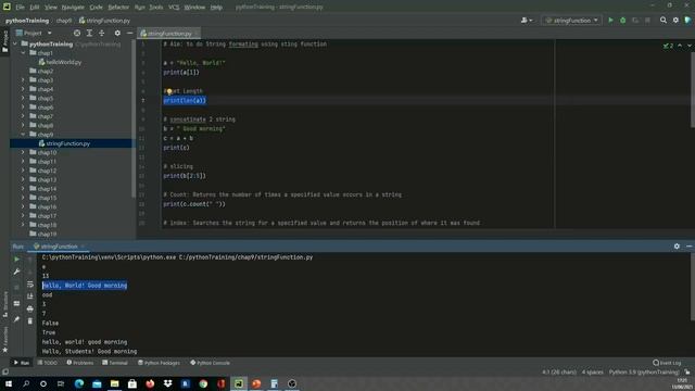 Introduction to String formatting in Python (Chap9) смотреть онлайн