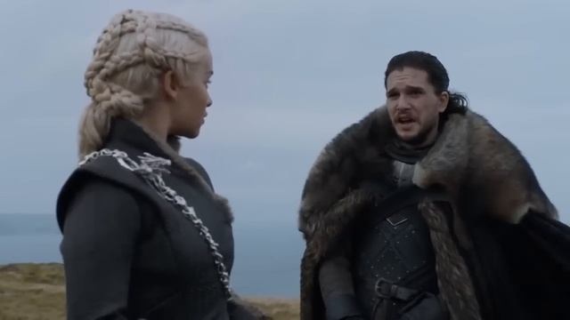 Jon Snow meets and touches Drogon scene | S7 E5 смотреть онлайн