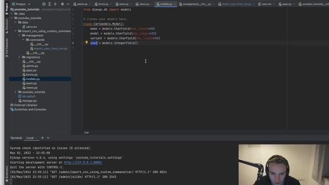 How to Import a CSV File into Database using Django management commands - Step by Step смотреть онлайн