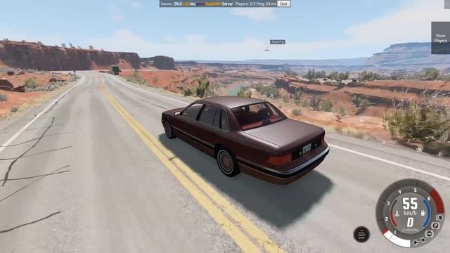 САМОЛЁТ ПРОТИВ МАШИНЫ В МУЛЬТИПЛЕЕРЕ С ДРУГОМ BeamMP