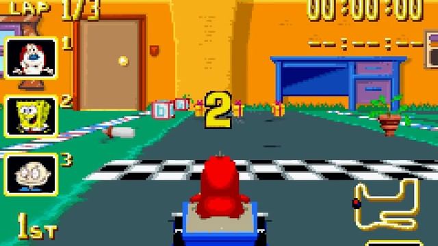 Nicktoons Racing (GBA) Gameplay смотреть онлайн