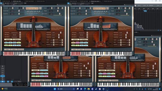 Ravel - String Quartet by Audio Modeling SWAM смотреть онлайн
