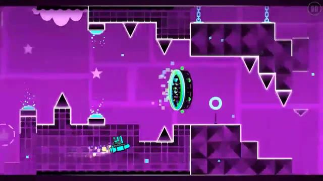 Geometry dash. Прошёл X-Tep на 3 монеты. смотреть онлайн