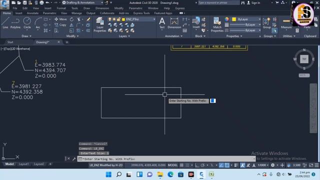 how to display coordinate with AutoLisp. how to import coordinate in excel. смотреть онлайн