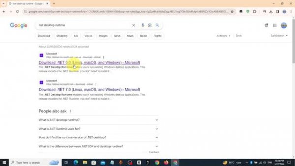 You must install .NET Desktop Runtime to run this application in Windows 11 / 10 /8/7 | 2024
