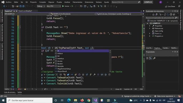 8-EJEMPLO 3-CÁLCULO DE LA PENDIENTE (TABCONTROL- MATH ROUND-TRYPARSE) CODIFICACIÓN Y VALIDACIONES смотреть онлайн