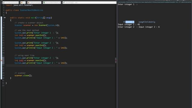Scanner nextInt and nextLine Java | English смотреть онлайн
