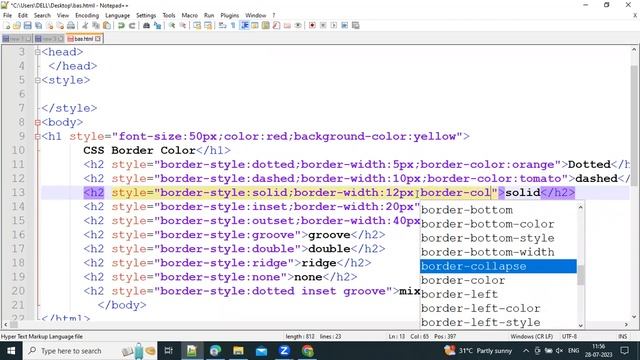 How to change border color in CSS | CSS border color смотреть онлайн