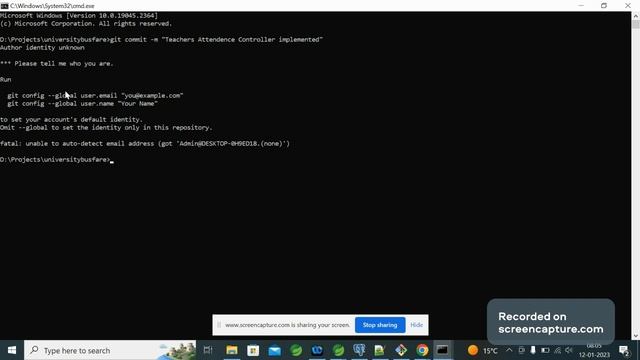 Git Commands add username & mail id смотреть онлайн