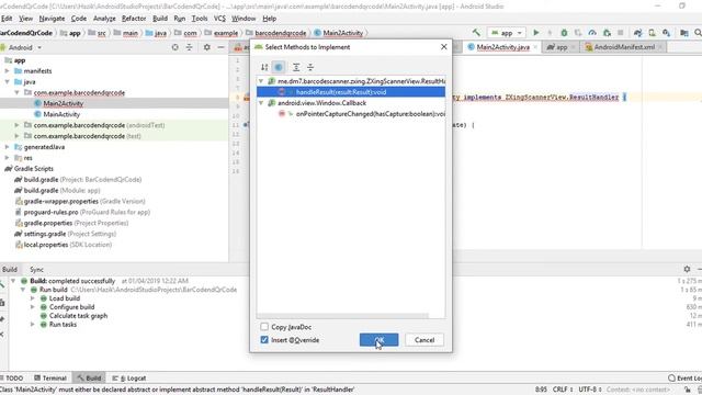 Barcode or QR Code Scanner App Android Studio in Hindi/Urdu смотреть онлайн