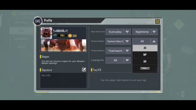New Player Profile Settings | Call Of Duty Mobile | Season 8 смотреть онлайн