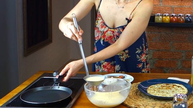Обалденные Домашние Блины (Блинчики) - Вкусно и Быстро Готовить просто с Люсьеной смотреть онлайн