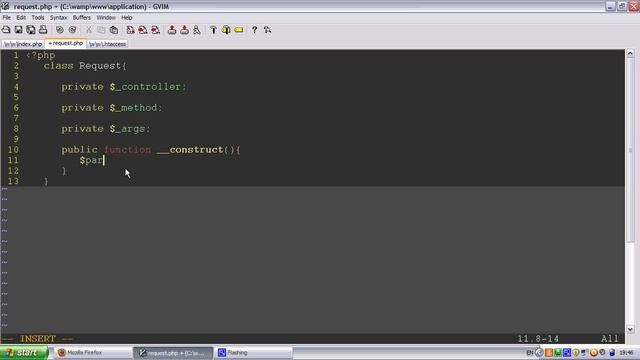 PHP Basic MVC Framework Part 6 - Request смотреть онлайн