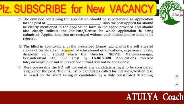 # Teaching & Non Teaching Vacancy # Age 18 to 45 Years # Last Date 15.06.20 # смотреть онлайн
