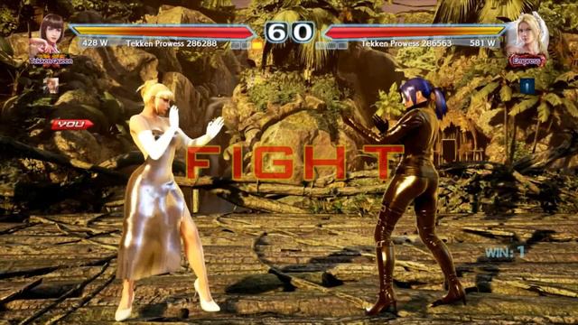 from Queen to Goddess Tekken 7 Anna Williams vs Nina Williams смотреть онлайн