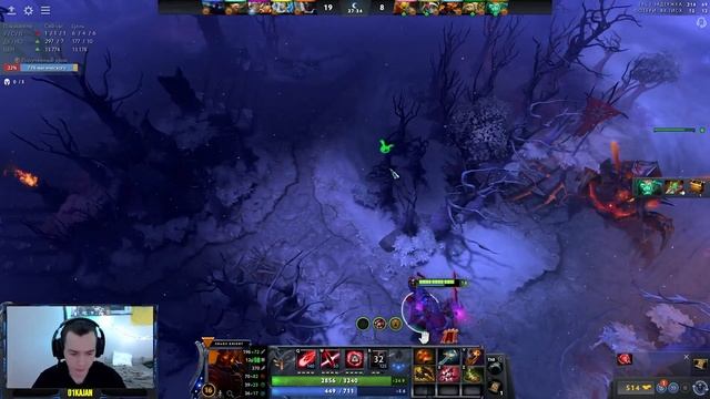 КОМАНДА НЕ ДАЕТ ВЫИГРАТЬ!!! ДОТА 2 СОЛО CHAOS KNIGHT // CK 7.32d // 01kajan смотреть онлайн