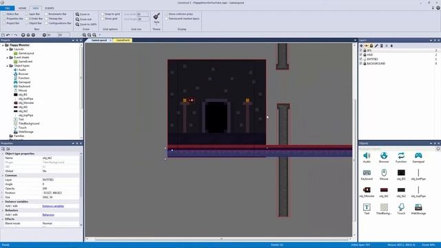 Construct 2: Let's make Flappy Monster (Flappy Bird Clone) смотреть онлайн