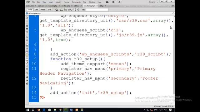 Wordpress Theme Development Part2 In Bangla - Menu смотреть онлайн