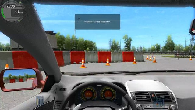 City Car Driving / Спецподготовка / Лосиный Тест / 3 звезды / 60fps смотреть онлайн