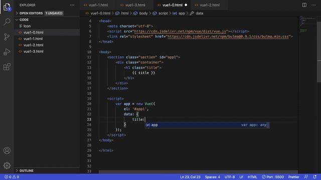 Vue JS Part 1 смотреть онлайн