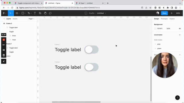 Figma Tutorial: Toggle With Interactions