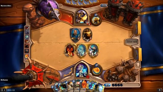 Hearthstone: GOLDEN DEATHWING played on TURN 3 !!! смотреть онлайн
