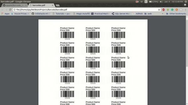 java barcode generator