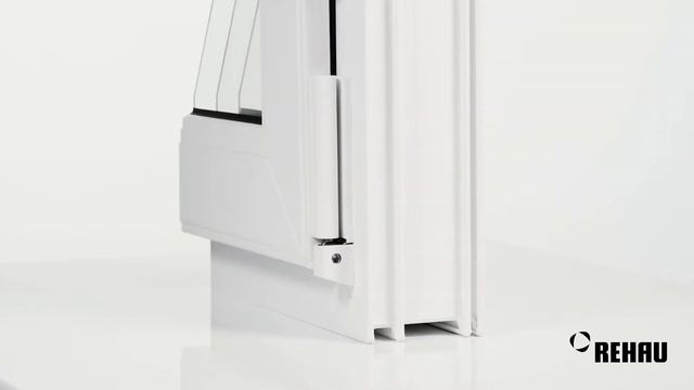 REHAU GRAZIO с фигурной створкой и штапиком. Демонстрация образца (уголка) профильной системы смотреть онлайн