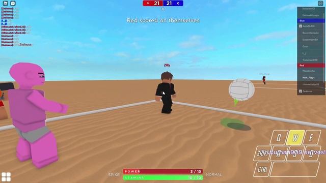 Volleyball 4.2 But In FIRST PERSON! | ROBLOX Volleyball