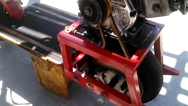 Homemade Fast Scooter with Highly Modified Honda GX200 Startup смотреть онлайн