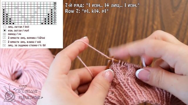 Детский берет спицами с объемным цветком | Knitting hat for girls смотреть онлайн