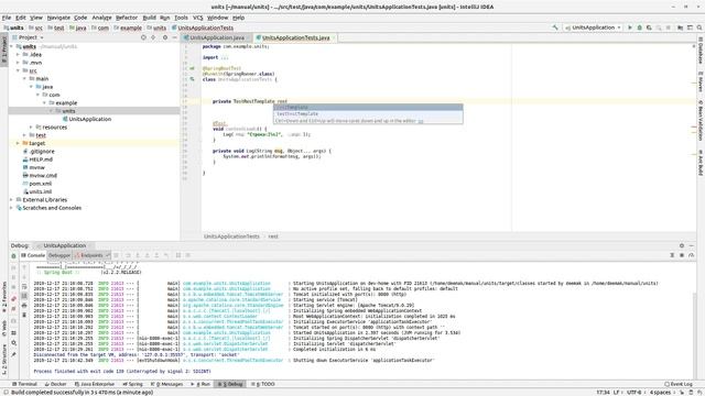 Spring Unit test смотреть онлайн