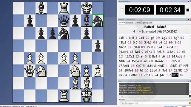 Raffael vs GM Anton Demchenko Chess Blitz On Playchess.com Game 1 смотреть онлайн