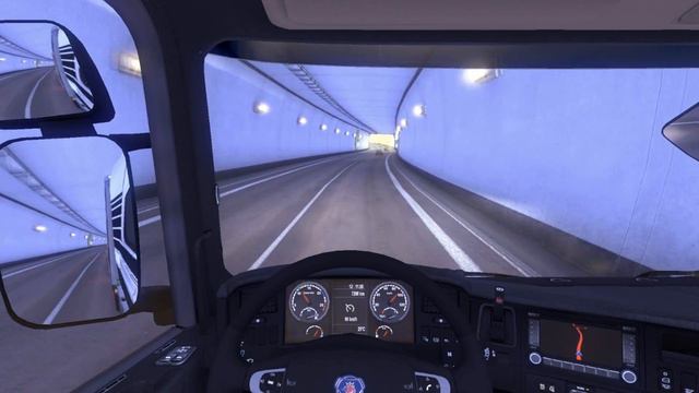 Euro Truck Simulator 2 Scania V8 sound test Münhcen - Hannover [HD] смотреть онлайн