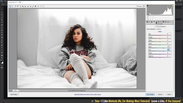 BROWN and WHITE Color Grading Effect in Photoshop смотреть онлайн