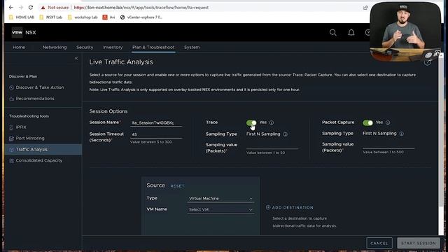 How to do an Edge Packet Capture in NSX-T 4.0 // NSX Troubleshooting Course смотреть онлайн