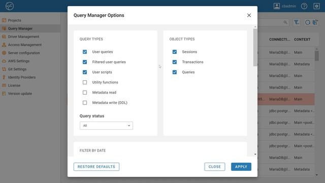 Query Manager in DBeaver Team Edition: how to control all processes смотреть онлайн
