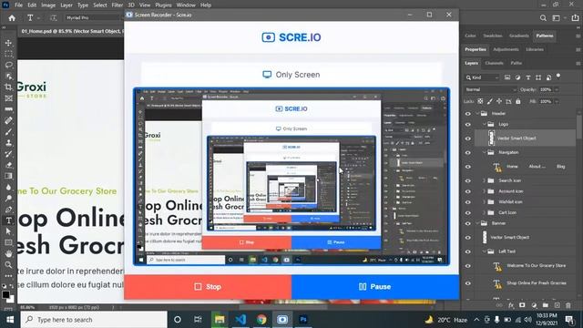 Groxi PSD to HTML Bootstrap 5 - Home Page | Hindi | Urdu | Part 1 смотреть онлайн