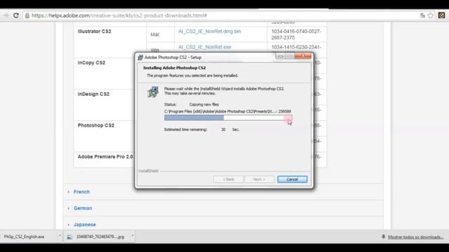 Baixando e Instalando o Photoshop Cs2 com número de série, liberado pela adobe. смотреть онлайн