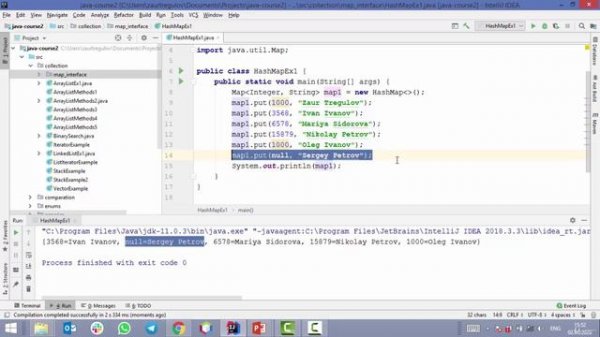 Java - получи чёрный пояс! 13. Введение в Map. HashMap