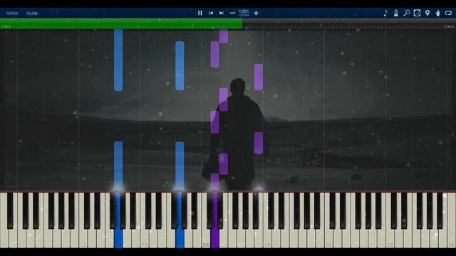 Interstellar First Step Piano Tutorial Synthesia смотреть онлайн