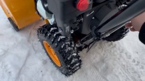Первый тест снегоуборщика Promax 8565на даче и мой личный отзыв