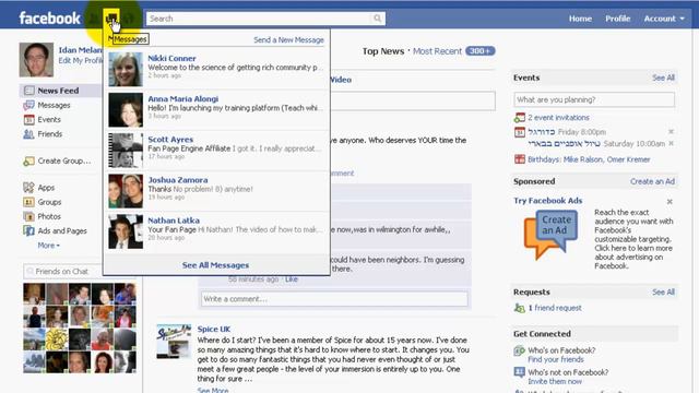 How To See Sent Messages On Facebook смотреть онлайн