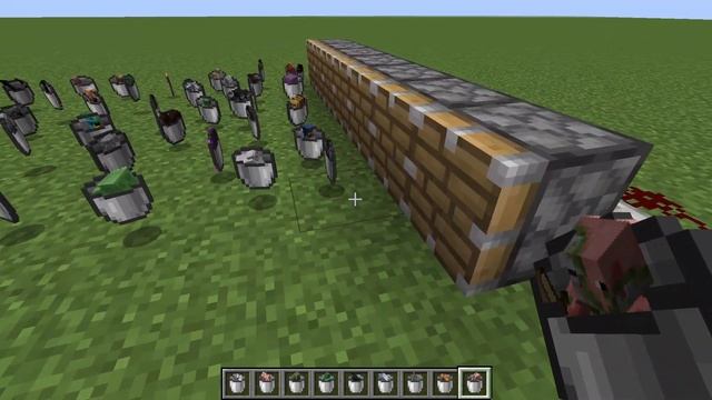 all mob buckets + all minecraft mobs = ??? смотреть онлайн