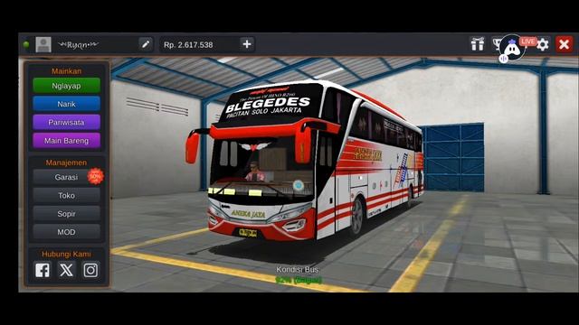 Indonesian Bus Simulator Indonesia : ? Good Stream | Playing Solo | Streaming With Turnip