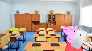 Свинка Пеппа  Джордж прогуливает школу