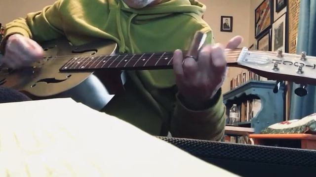 Slidin’ around in Open G [Gretsch Honey Dipper Resonator Blues Guitar] смотреть онлайн