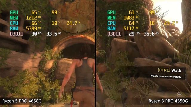 Ryzen 3 4350G vs Ryzen 5 4650G - Radeon Vega 7 Gaming Test ft. Mini PC Jupiter X300 смотреть онлайн